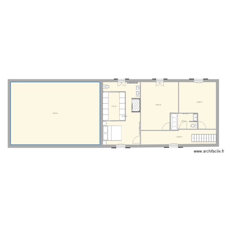 Maison Barsac 1er V4. Plan de 0 pièce et 0 m2