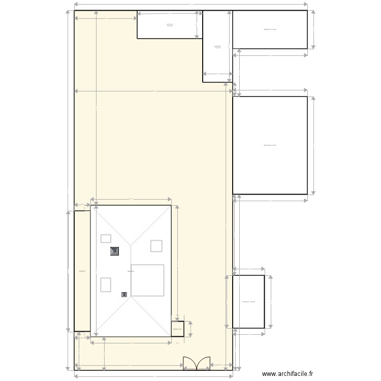 Plan de masse . Plan de 0 pièce et 0 m2