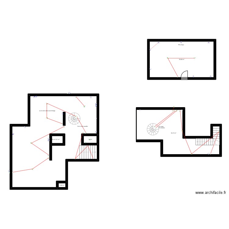 Caume. Plan de 0 pièce et 0 m2