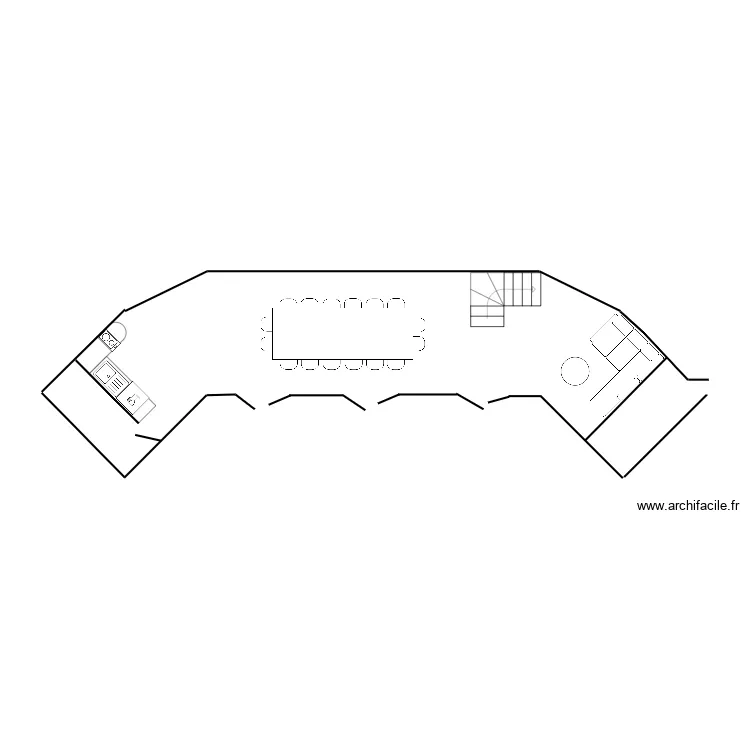 pool house downstairs. Plan de 