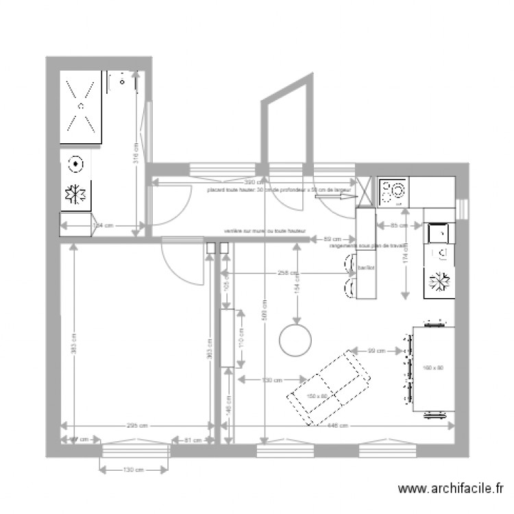 Appartement Olivier Eglem 12 novembre version 2. Plan de 0 pièce et 0 m2