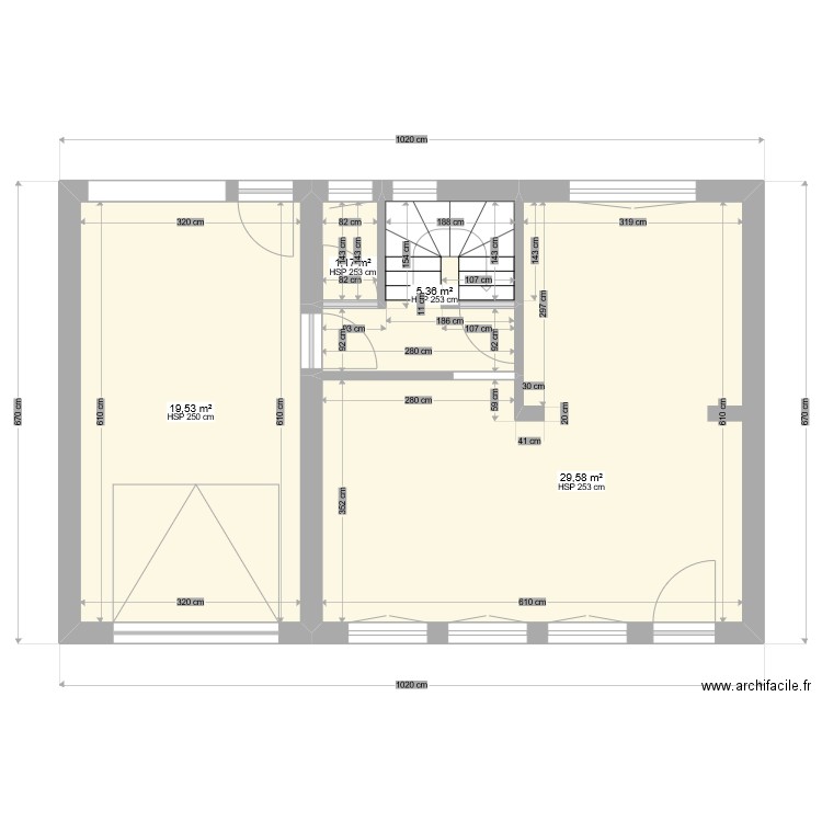 plan wizernes RDC AVANT TRAVAUX. Plan de 0 pièce et 0 m2