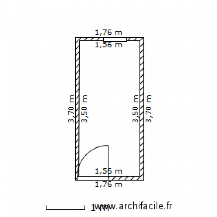 sdbgrillette. Plan de 0 pièce et 0 m2