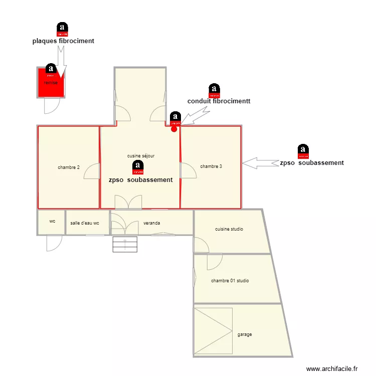 ANDRE am 1388. Plan de 