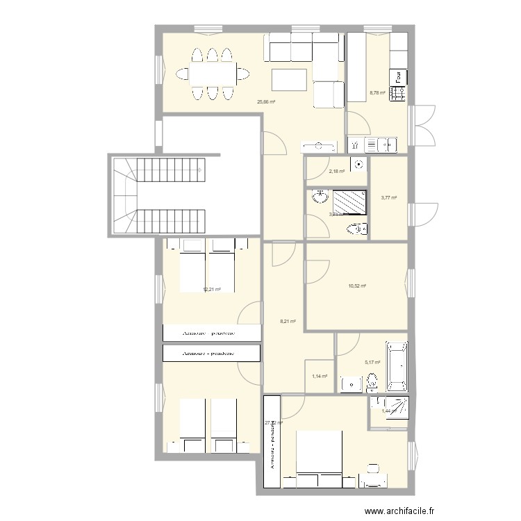 Plan maison Chéraga 1. Plan de 0 pièce et 0 m2