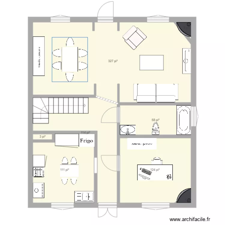 vraies dimensions solution finale 2. Plan de 