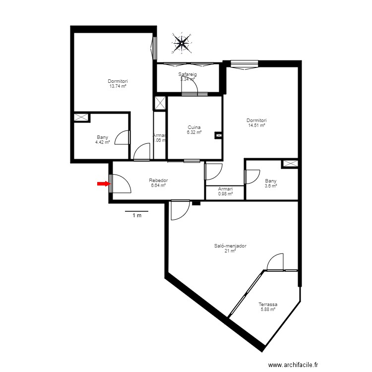 ED JARDI VALIRA BOLC F 3 2 ANDORRA. Plan de 0 pièce et 0 m2