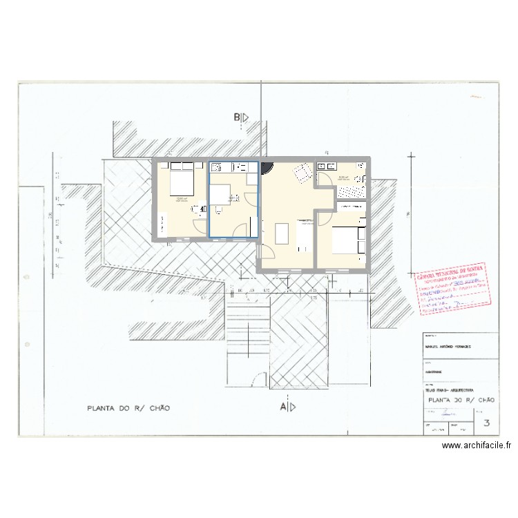 Maison portugal. Plan de 0 pièce et 0 m2