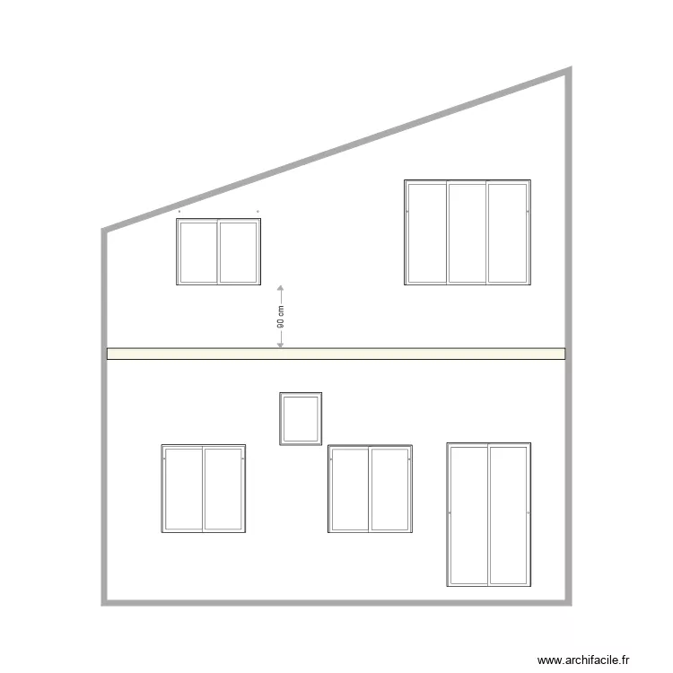 Facade OUEST BATIMENT ok3. Plan de 