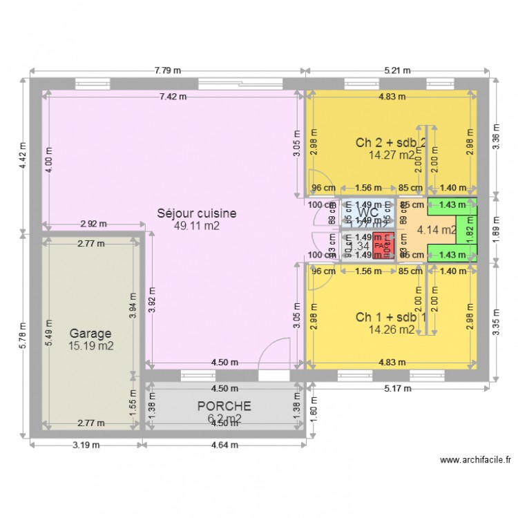 LAMAIRE DELASSUS Modif. Plan de 0 pièce et 0 m2