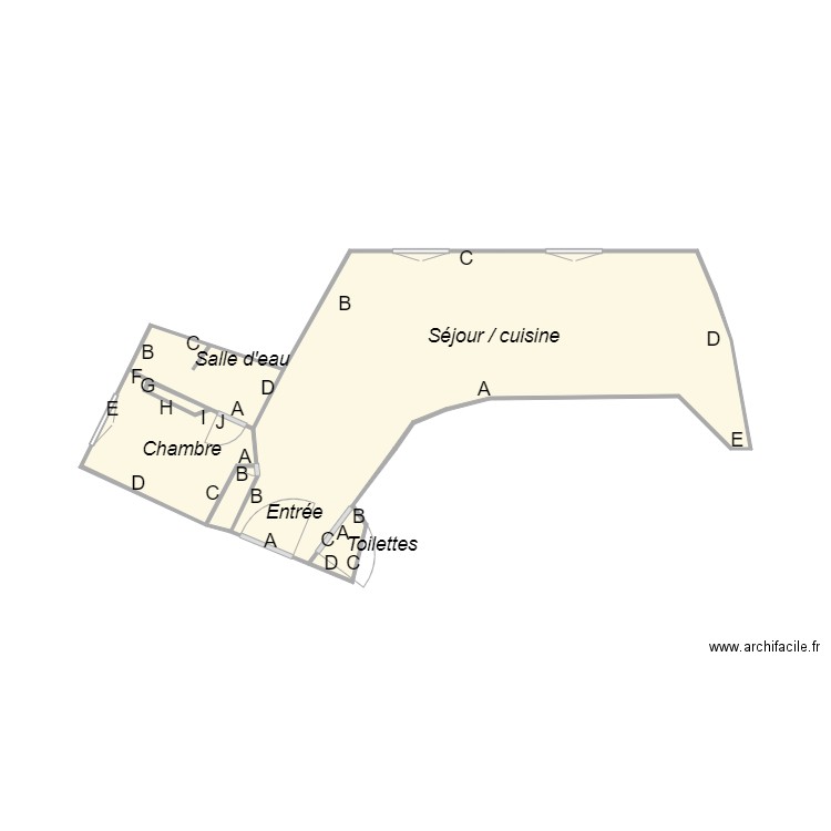 Croquis_BERNARD. Plan de 0 pièce et 0 m2