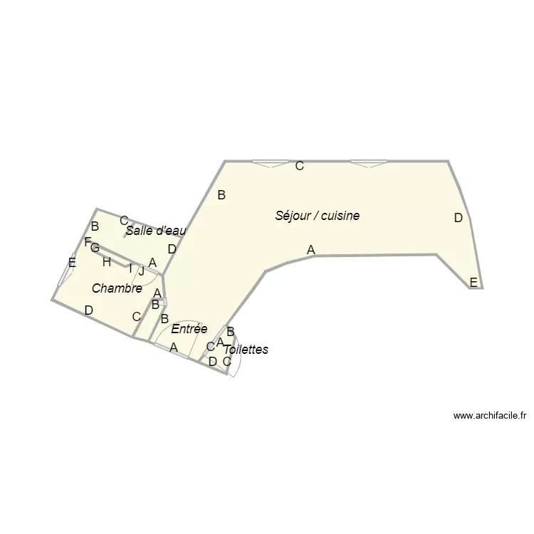 Croquis_BERNARD. Plan de 