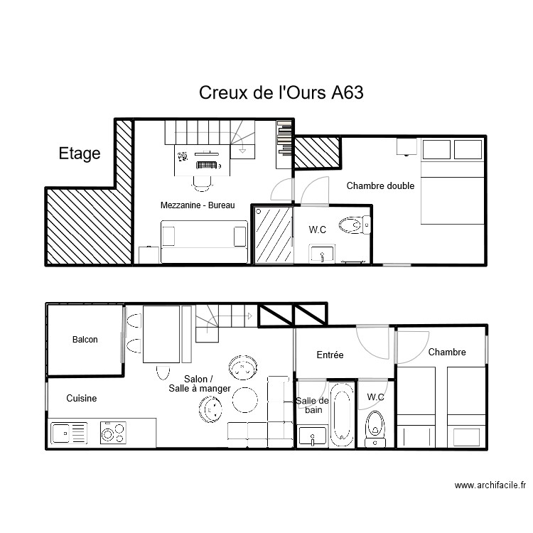 CROA63. Plan de 0 pièce et 0 m2