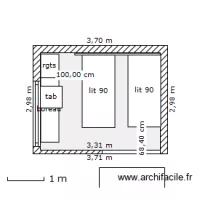 SUITE chambre bureau 