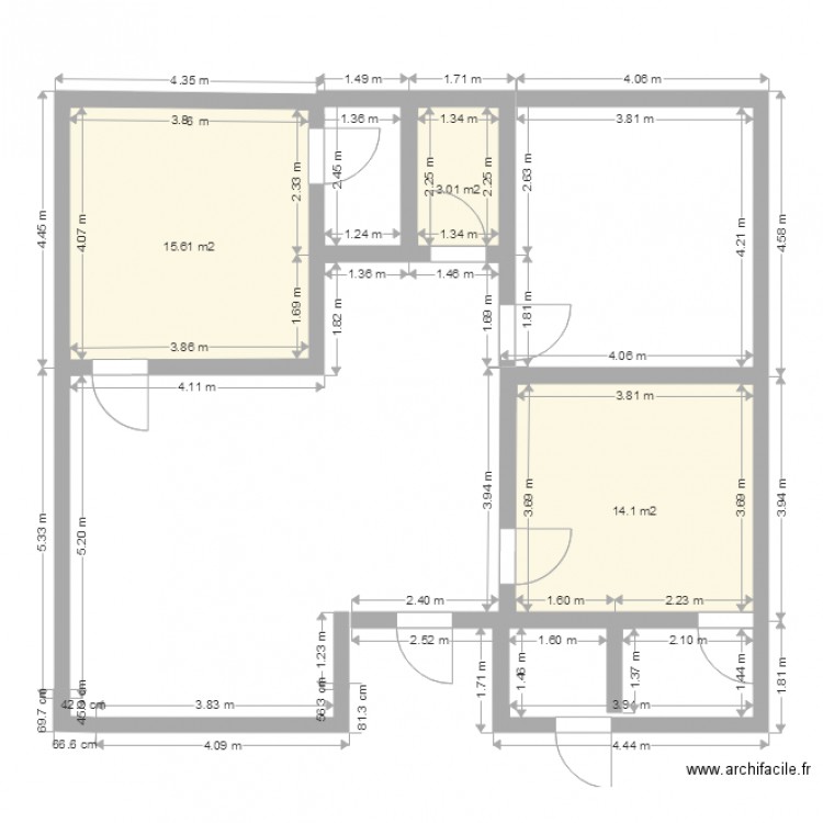 plan 2. Plan de 0 pièce et 0 m2