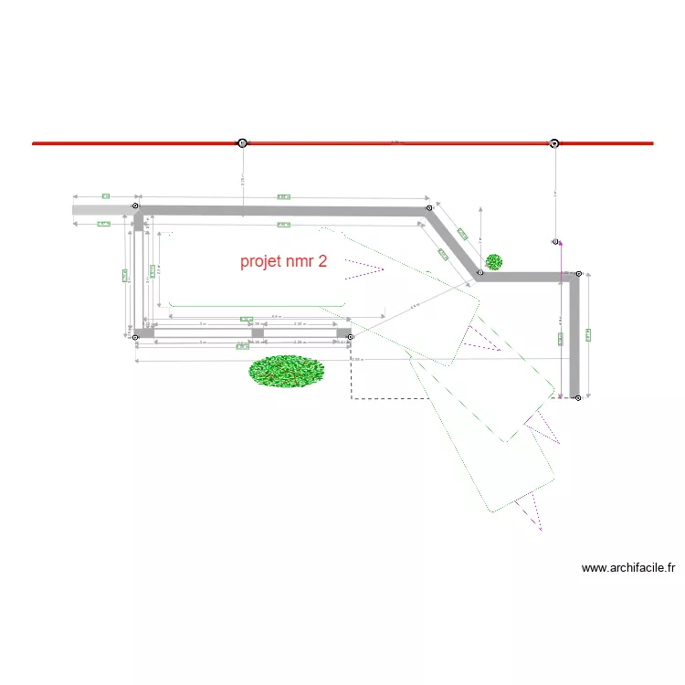 abri caravane. Plan de 