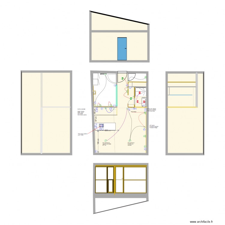 brodaty cote vide. Plan de 0 pièce et 0 m2