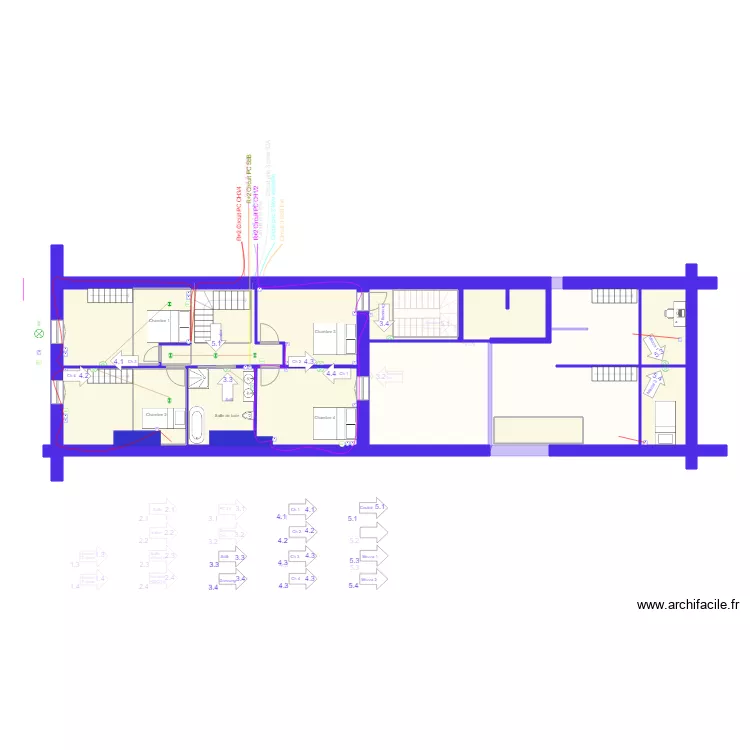 Madelin Antonin &eacute;lec Eltako. Plan de 
