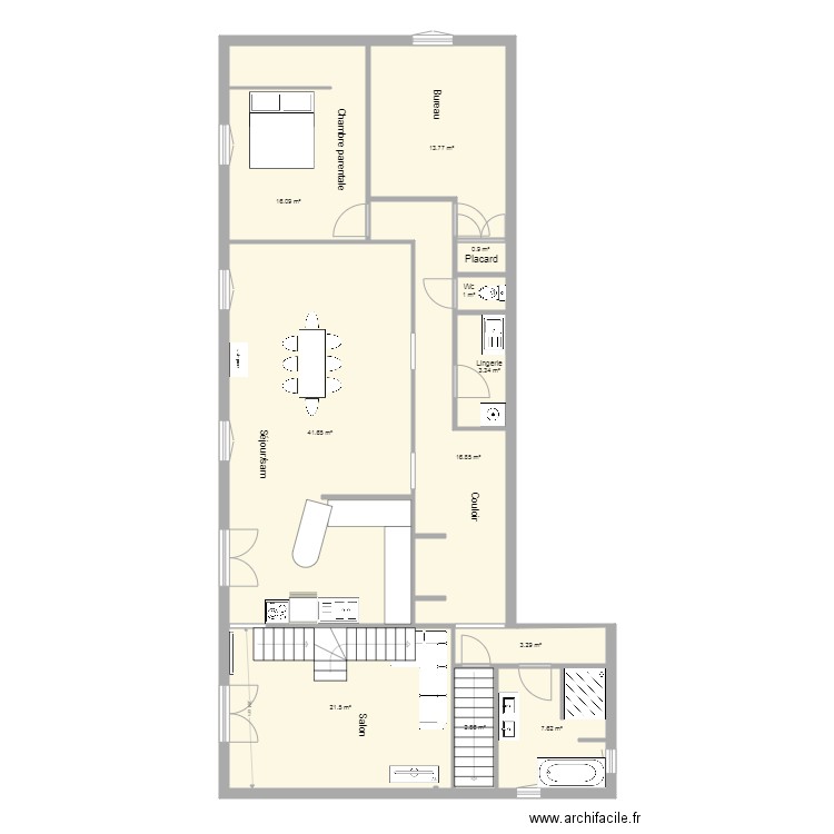 Maison Yann et Véro 2. Plan de 0 pièce et 0 m2