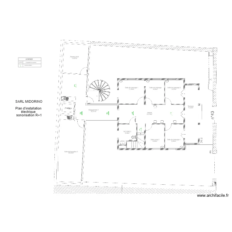 MIDORINO SONO R1. Plan de 
