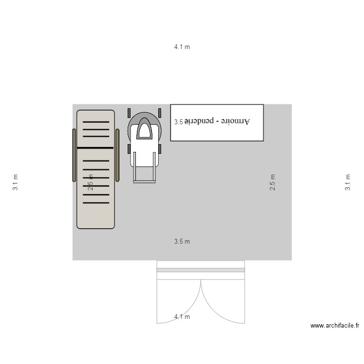 abri gge. Plan de 0 pièce et 0 m2