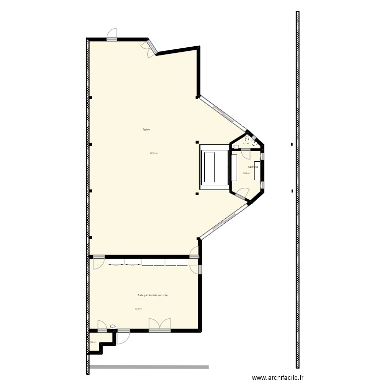 Église Sainte Anne Projet 1. Plan de 0 pièce et 0 m2
