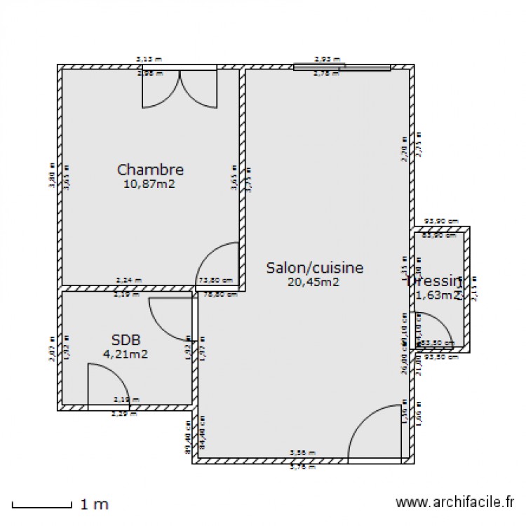 Gilbert Nice f2 apres. Plan de 0 pièce et 0 m2