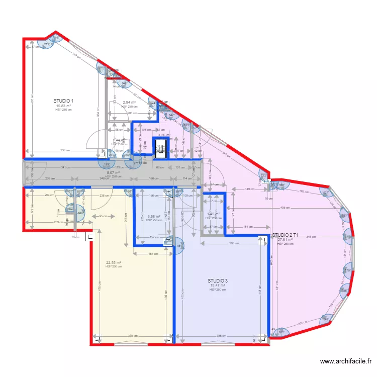 CONDORCETCLOISON. Plan de 