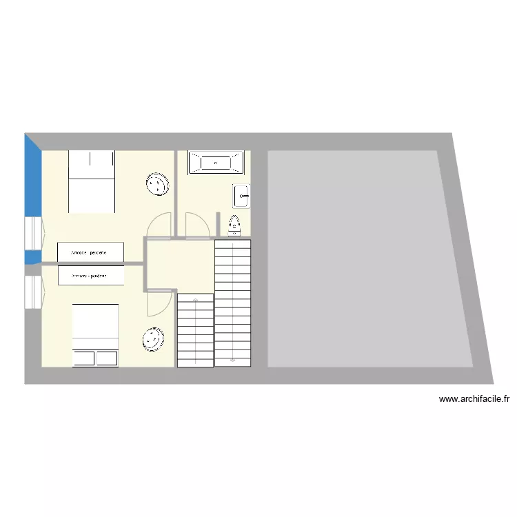 Prieto 2eme etage. Plan de 