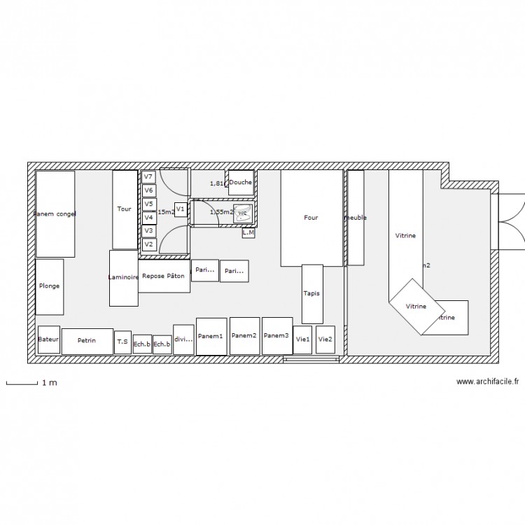 Boulange 2. Plan de 0 pièce et 0 m2