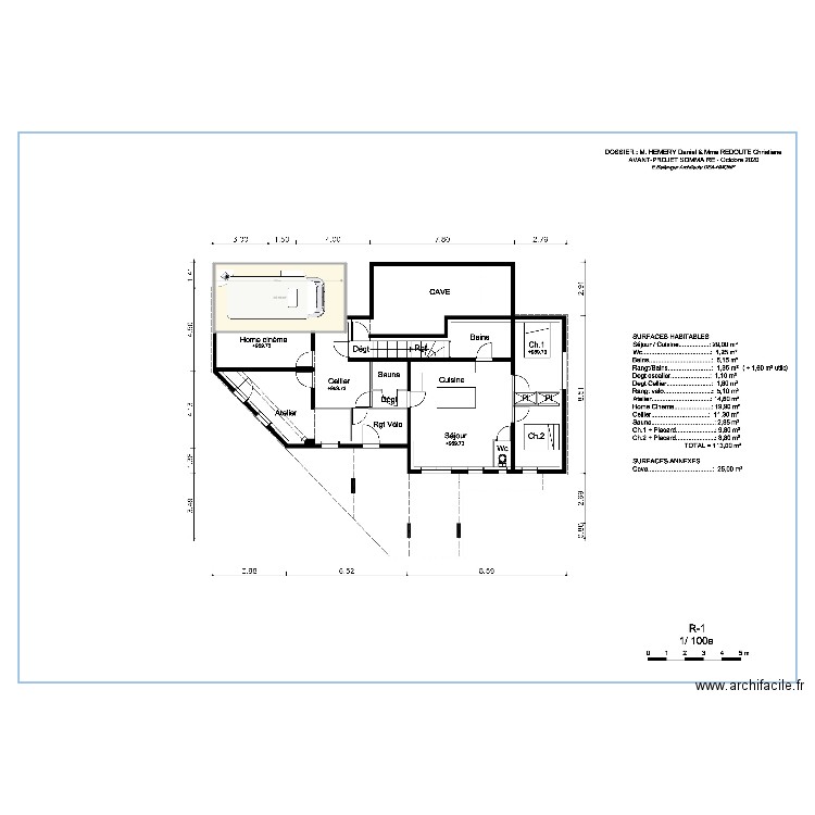 new SS. Plan de 0 pièce et 0 m2