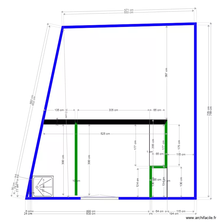 rommelaere etape 2 rdc 3. Plan de 