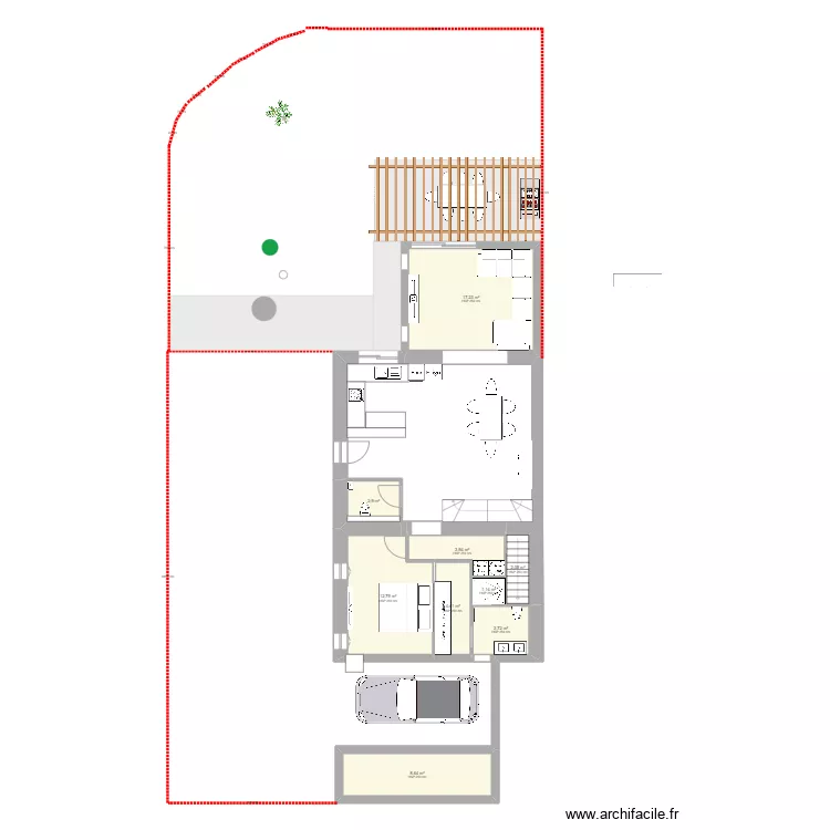 Bondigoux. Plan de 