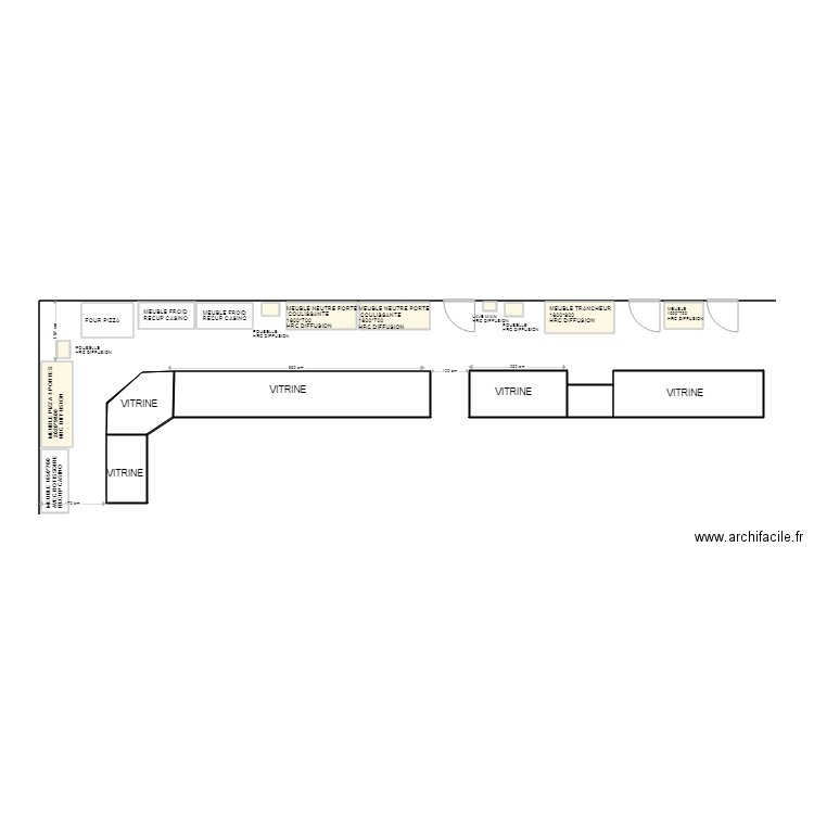 INTERMARCHER MONTAUBAN RAYON TRAITEUR. Plan de 0 pièce et 0 m2