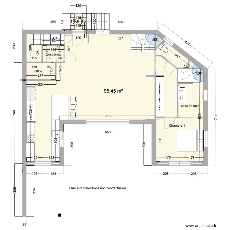 rez de chaussée. Plan de 0 pièce et 0 m2