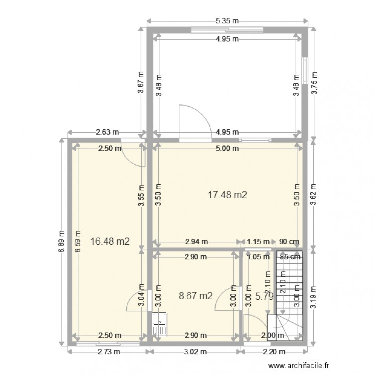 sylvain et sabrina. Plan de 0 pièce et 0 m2