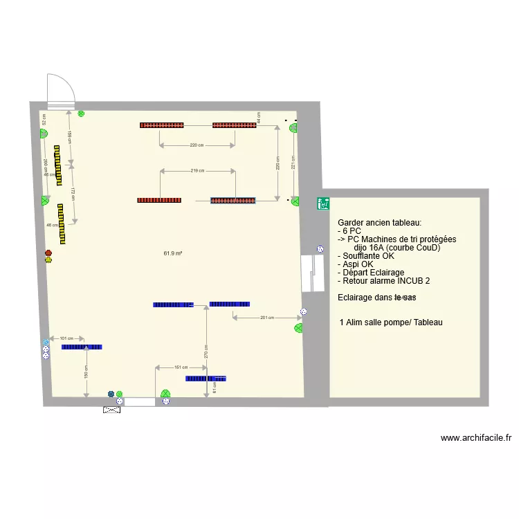 Shape incub 2000 éclairage implantation. Plan de Shape incub 2000 éclairage implantation. Plan de