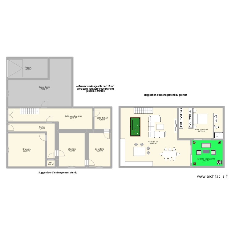 COLAS. Plan de 0 pièce et 0 m2