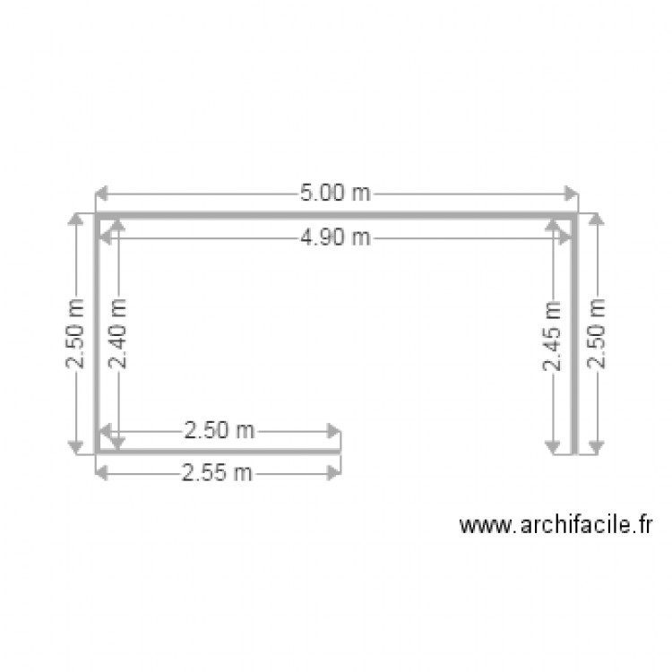 PLAN ABRI BOIS1. Plan de 0 pièce et 0 m2