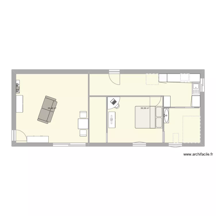 maison de moi. Plan de 2 et 66 m² maison de moi. Plan de 2 et 66 m²