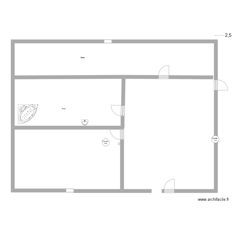 rouddeau. Plan de 0 pièce et 0 m2