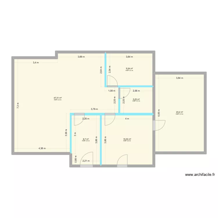 ArchiFacile PRO dernier rdc. Plan de 