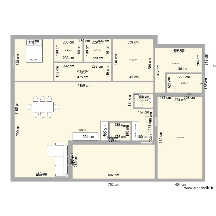 PLAN 1. Plan de 0 pièce et 0 m2