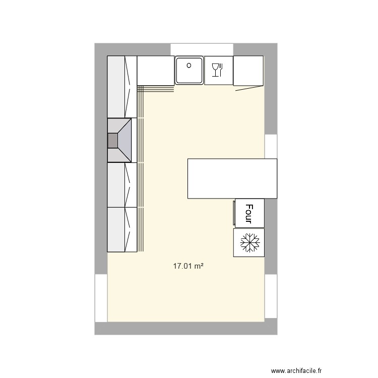 Colline Cuisine 3. Plan de 0 pièce et 0 m2