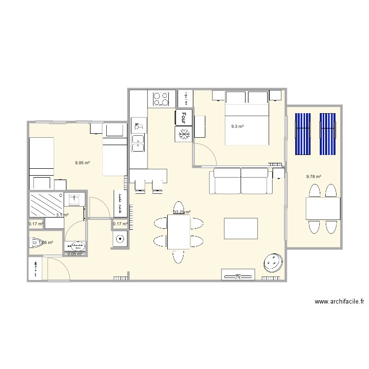 Santa Clara 2 base refait. Plan de 0 pièce et 0 m2
