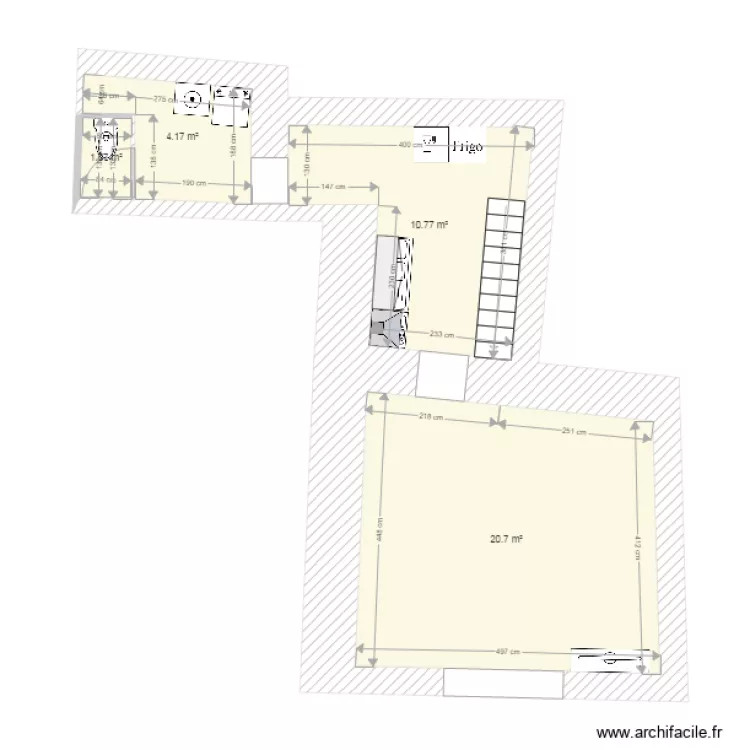 RDC T2 thuyas . Plan de 