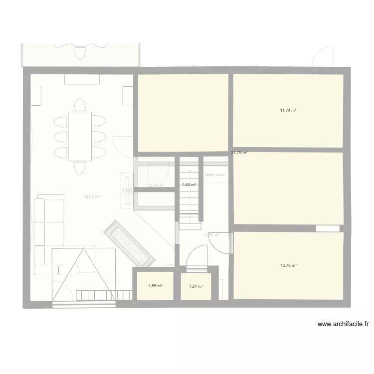 Maison Mons Final REZ. Plan de 