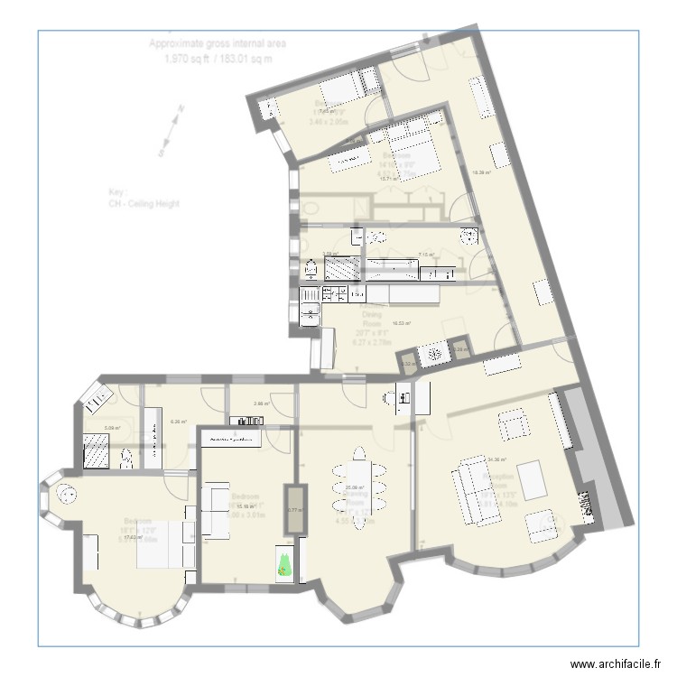 FitzJames 14. Plan de 0 pièce et 0 m2