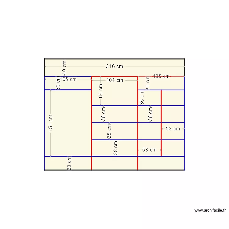 dressing. Plan de dressing. Plan de