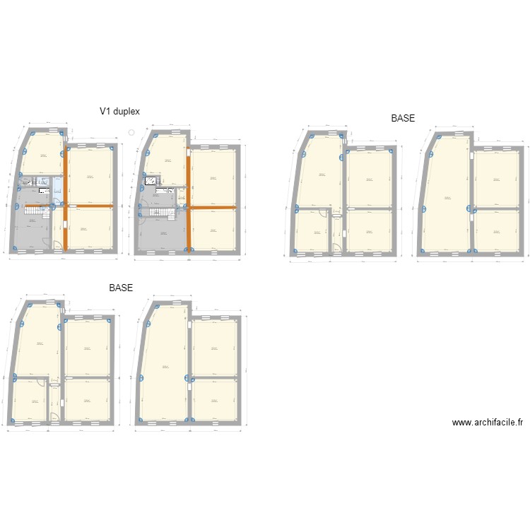 Corny full duplex. Plan de 0 pièce et 0 m2